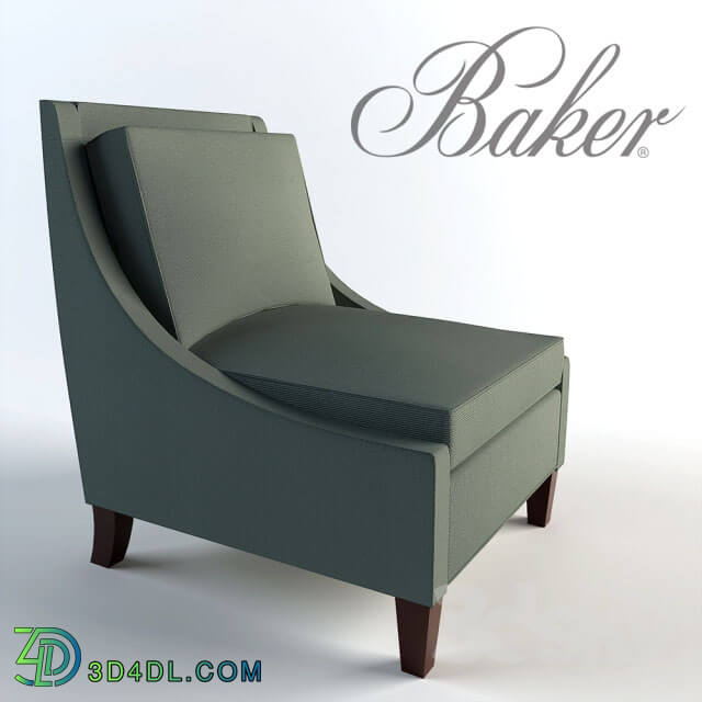 Arm chair - Baker CURVED BACK LOUNGE CHAIR