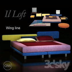 Bed - Bed_ illoft_ IL Loft_ wing line 