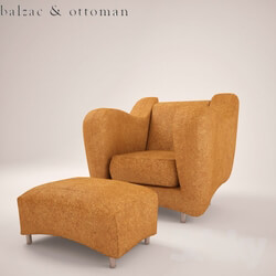 Arm chair - Armchair Balzak 