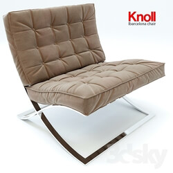 Arm chair - barcelona chair knoll 