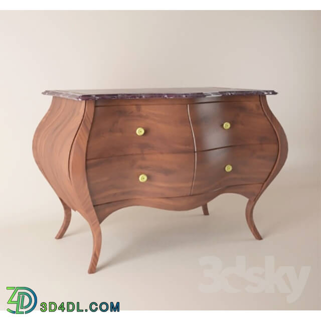 Sideboard _ Chest of drawer - Bombe chest