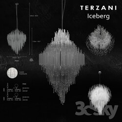 Ceiling light - Terzani Iceberg 