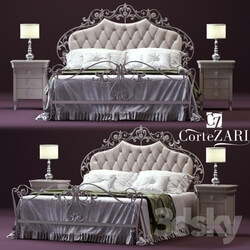 Bed - CorteZARI OLIMPIA Double Bed 