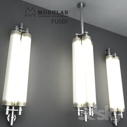 Ceiling light - Modular FUSER suspension 8X 21W 