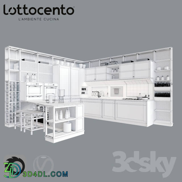 Kitchen - Roveretto kitchen by L__39_Ottocento