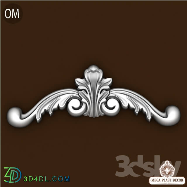 Decorative plaster - Om. Mega plast decor Bas-relief