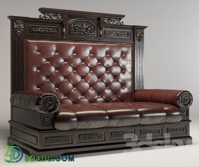Sofa - Antique sofa 19-20 century.