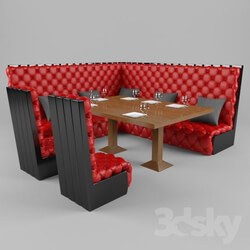 Other - soft sofa with a table for a restaurant 