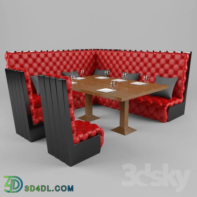 Other - soft sofa with a table for a restaurant