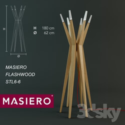 Floor lamp - Masiero FLASHWOOD STL6-6 