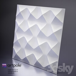 3D panel - Gypsum board Aura from Artpole 