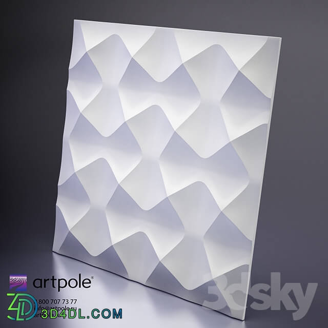 3D panel - Gypsum board Aura from Artpole