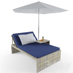 Other - Chaise lounge with umbrella 