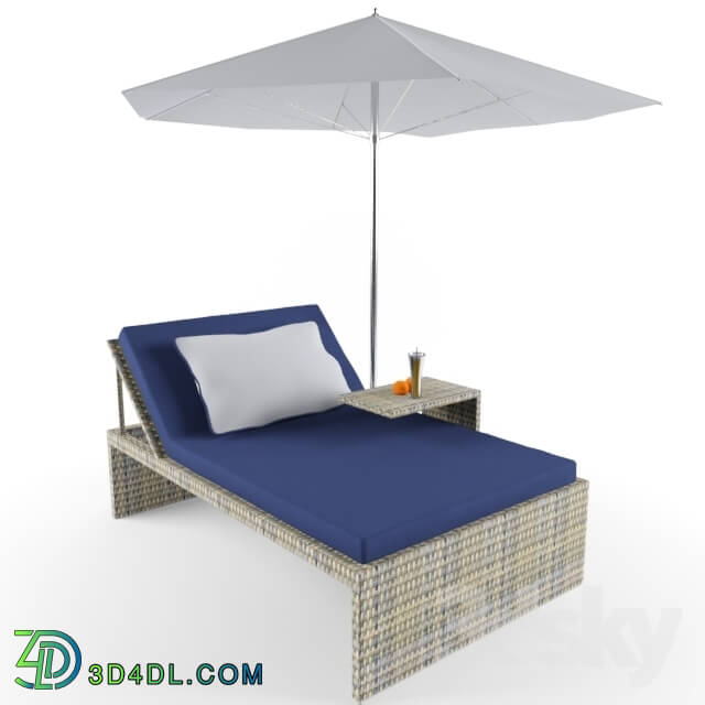 Other - Chaise lounge with umbrella