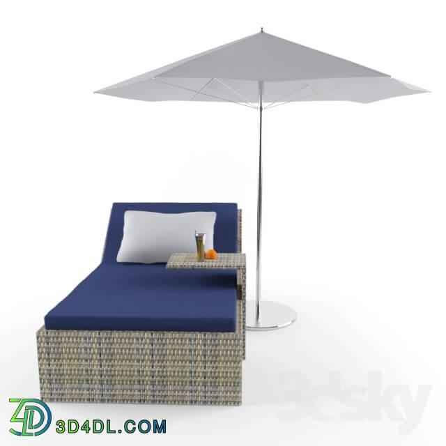 Other - Chaise lounge with umbrella