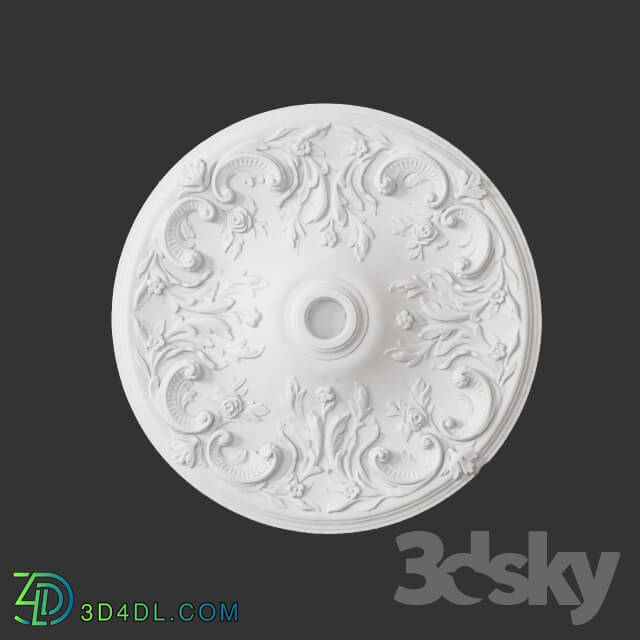 Decorative plaster - Ceiling rozette