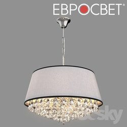 Ceiling light - OM Suspended chandelier with crystal Eurosvet 10092_5 Strotskis 