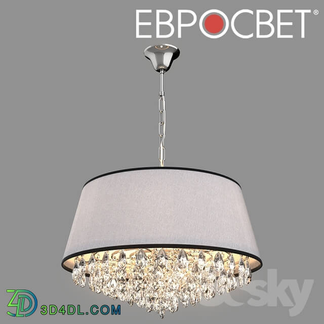 Ceiling light - OM Suspended chandelier with crystal Eurosvet 10092_5 Strotskis