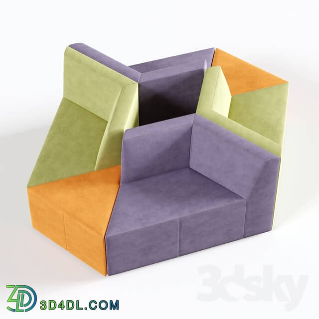 Sofa - OM Sofa Origami 10-seater