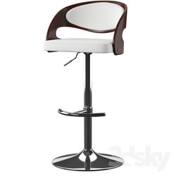 Chair - Cary Adjustable Height Swivel Bar Stool 