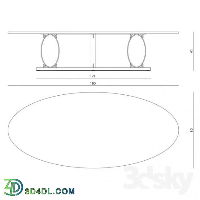 Table - Ipe Cavalli Wiggins Low Table