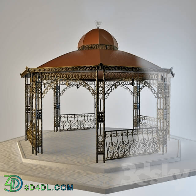 Building - Wrought iron Rotunda