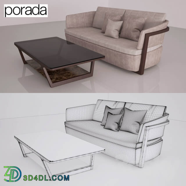 Sofa - Porada Arena Sofa Sofa 224 and table 150 Script