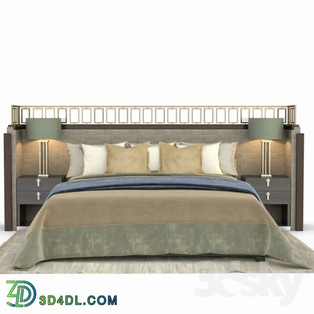 Bed - A bed in a modern style _ Bed