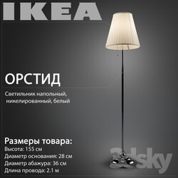 Floor lamp - Ikea Orstid model 601.638.62 