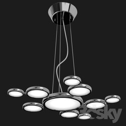 Ceiling light - Crystal Lux TECHNO SP11 CROMO 