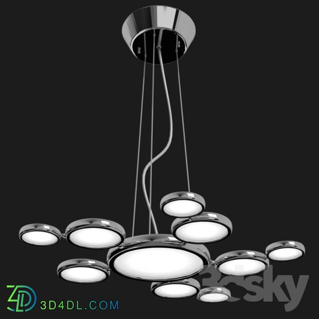 Ceiling light - Crystal Lux TECHNO SP11 CROMO