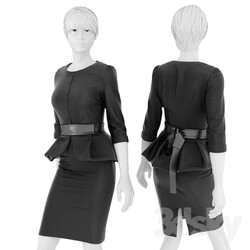 Clothes and shoes - Suit female mannequin 