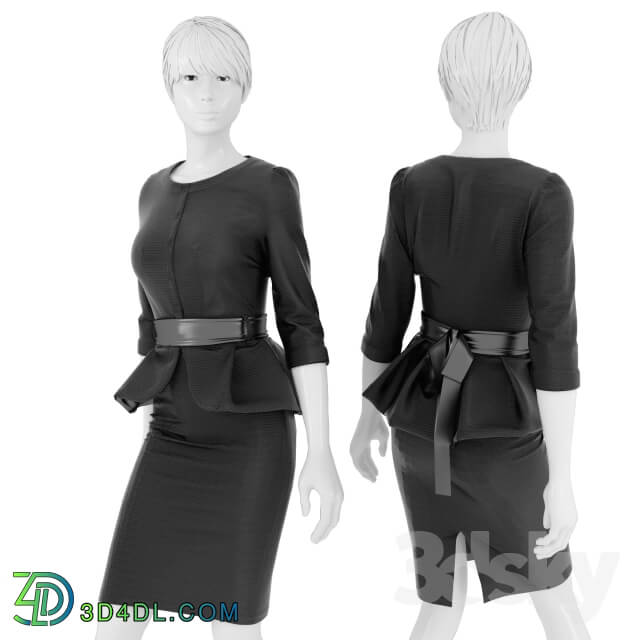 Clothes and shoes - Suit female mannequin
