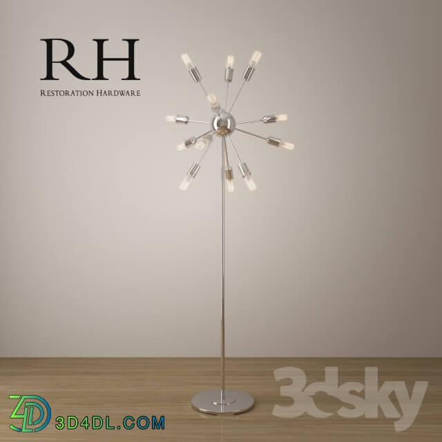 Floor lamp - SPUTNIK FILAMENT FLOOR LAMP