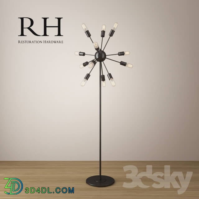 Floor lamp - SPUTNIK FILAMENT FLOOR LAMP