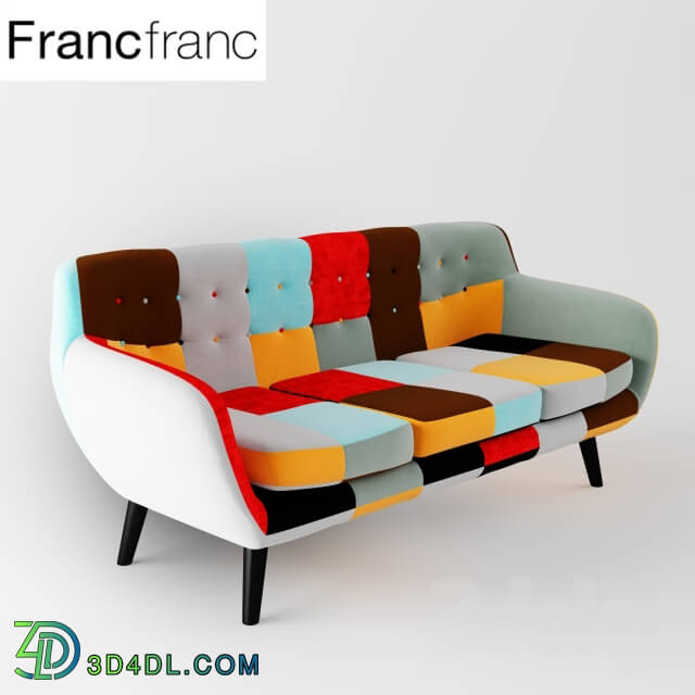 Sofa - NAVIA Patchwork Sofa 3S