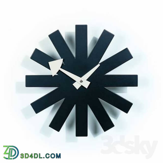 Other decorative objects - Asterisk Clock Clock