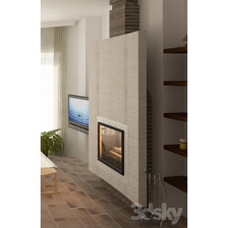 Fireplace - Modern fireplace 