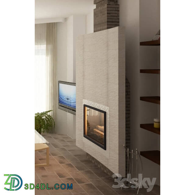 Fireplace - Modern fireplace