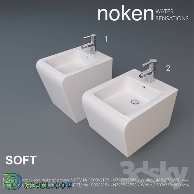 Toilet and Bidet - NOKEN ON SOFT