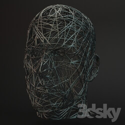 Sculpture - Wire head 