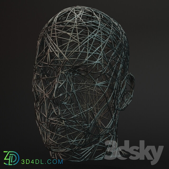 Sculpture - Wire head