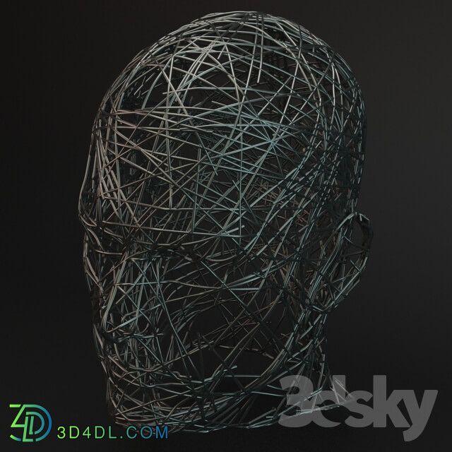 Sculpture - Wire head