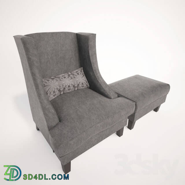 Arm chair - Armchair and ottoman Segreto