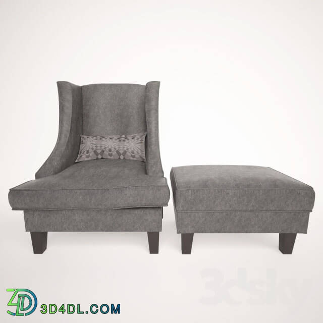 Arm chair - Armchair and ottoman Segreto