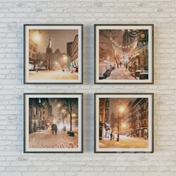 Frame - The paintings in the mat _quot_Winter_quot_ 