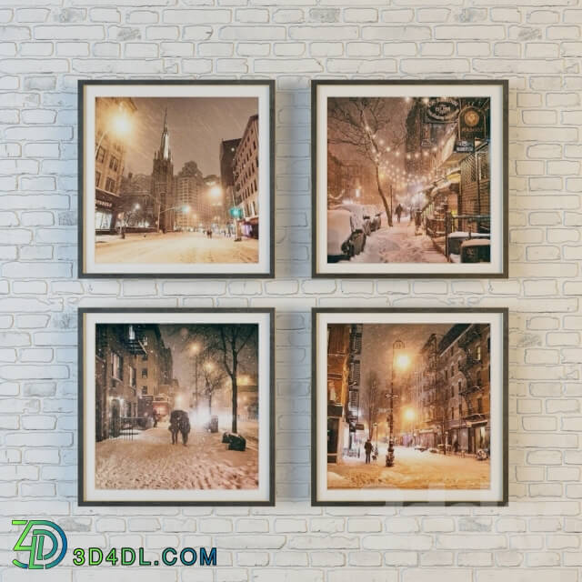 Frame - The paintings in the mat _quot_Winter_quot_