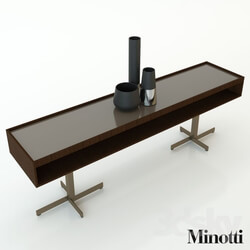 Table - Minotti close console table 
