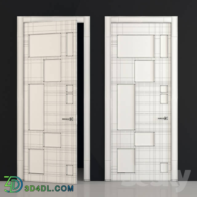Doors - Door with glass inserts