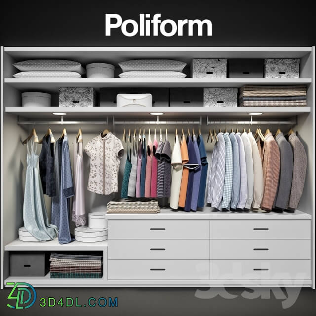 Clothes and shoes - Poliform Ego